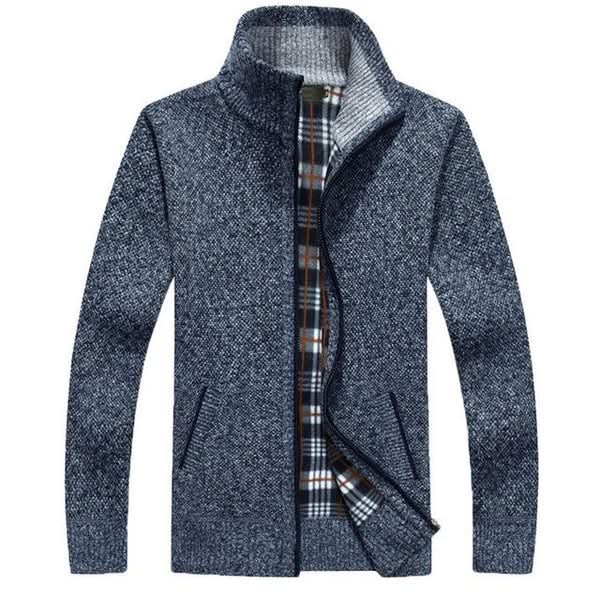 Men's Zip Knit Sweater
