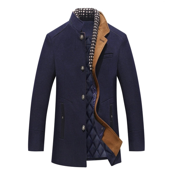 Men's Removable Collar Coat