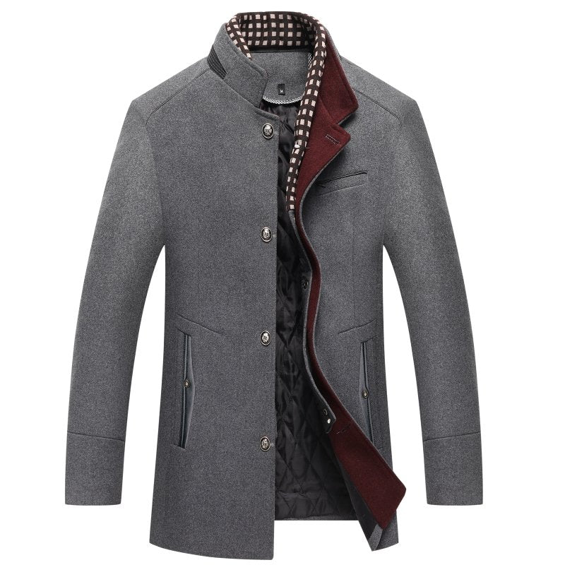 Men's Removable Collar Coat