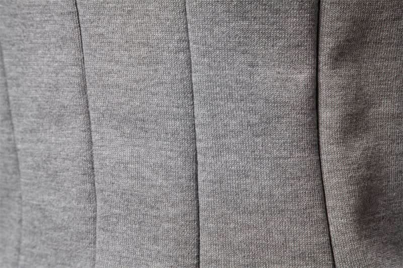 Men's Textured Zip Polo Shirt