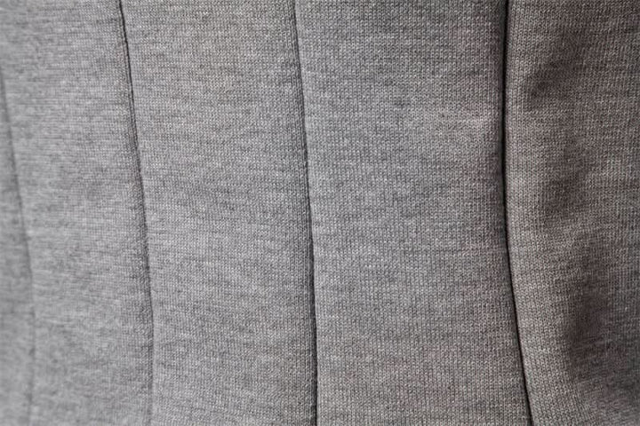 Men's Textured Zip Polo Shirt