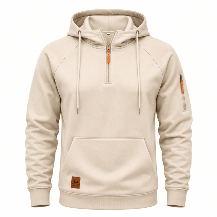 Men's Half Zip Hooded Sweatshirt