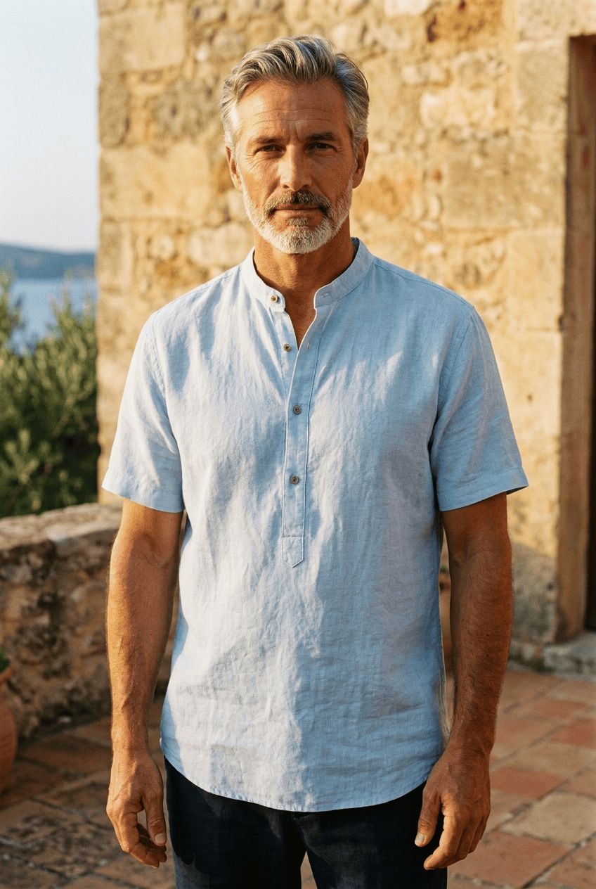 Men's Modern Mao Shirt