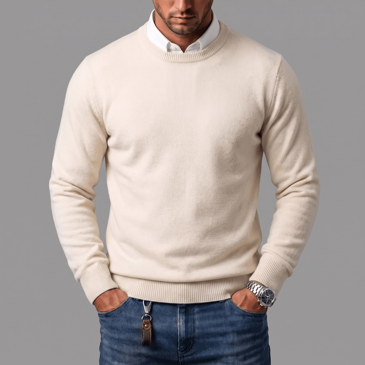 Men's Ribbed Crewneck Sweater