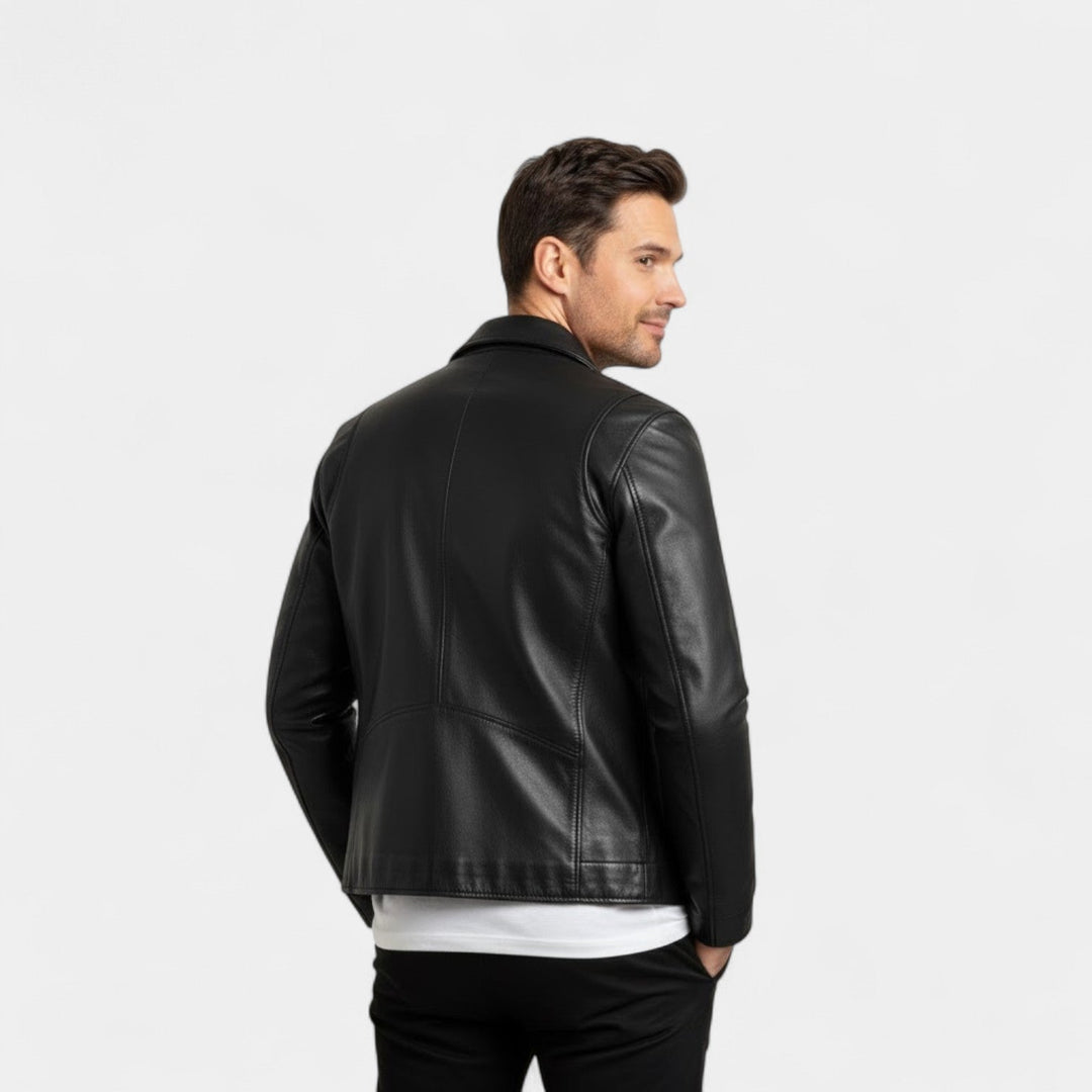 Men's PU Zip Jacket
