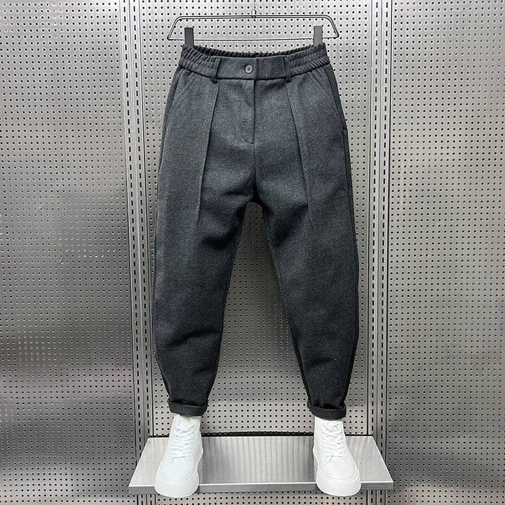 Men's Tapered Wool Blend Pants