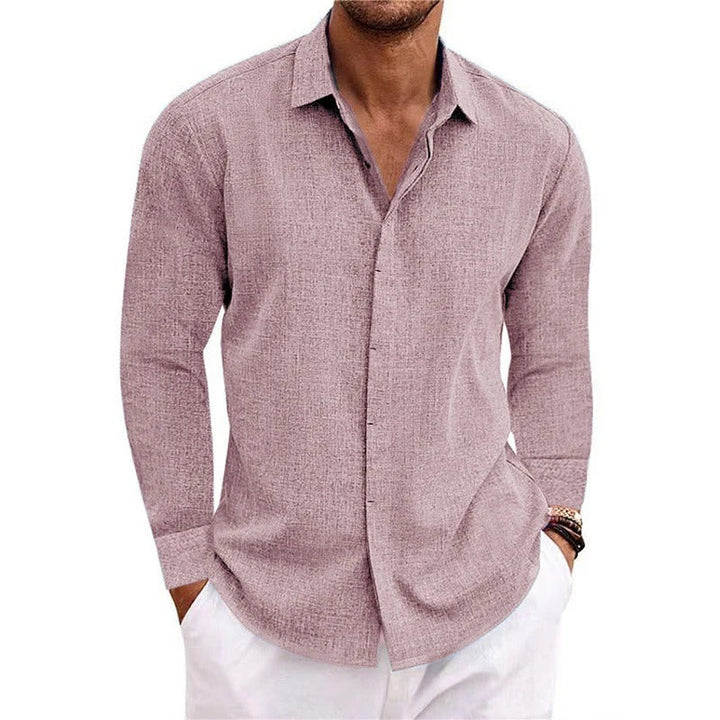 Men's Linen Long Sleeve Shirt