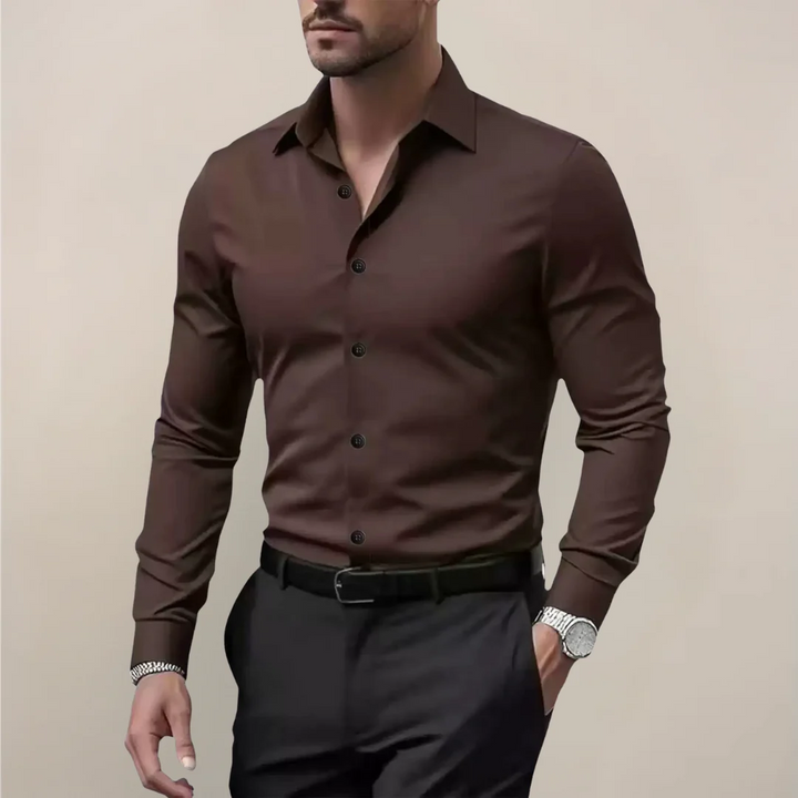 Men's Notched Collar Shirt