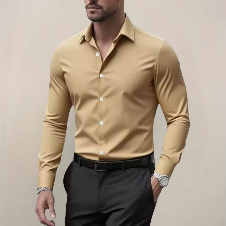 Men's Notched Collar Shirt