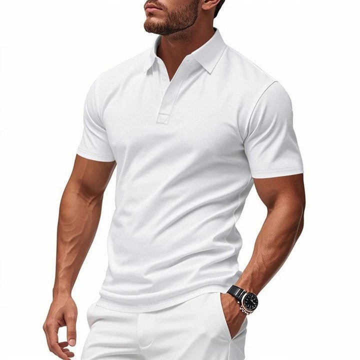 Men's Fitted Stretch Polo Shirt