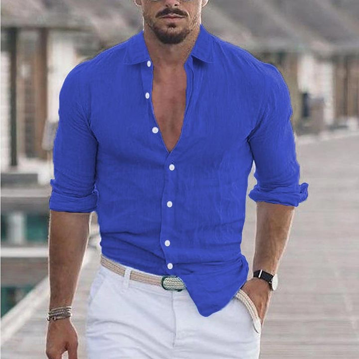 Men's Lapel Collar Shirt