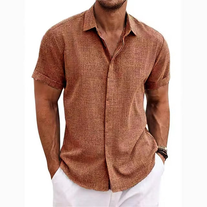 Men's Structured Short Sleeve Shirt