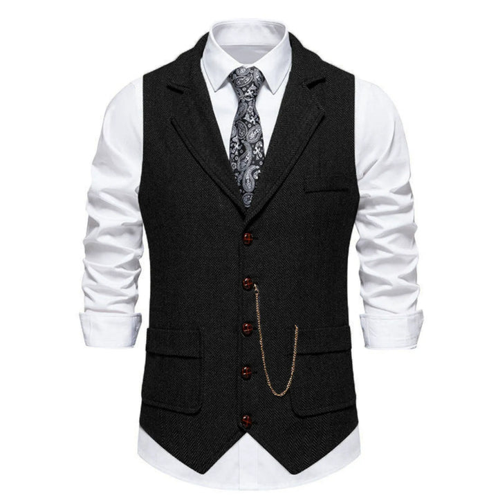 Men's Herringbone Vest