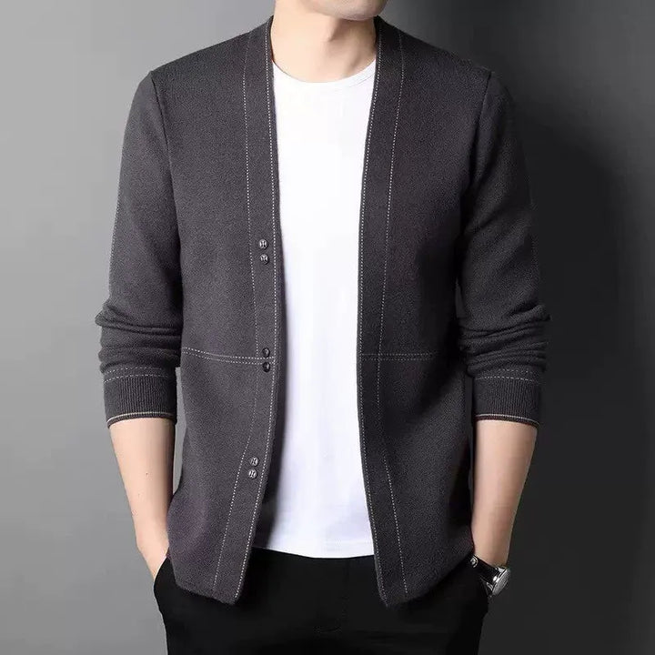Men's Knit Wool Cardigan