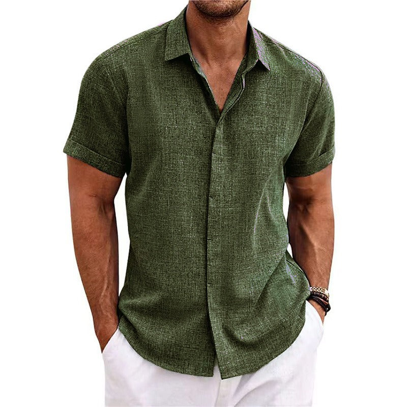 Men's Structured Short Sleeve Shirt