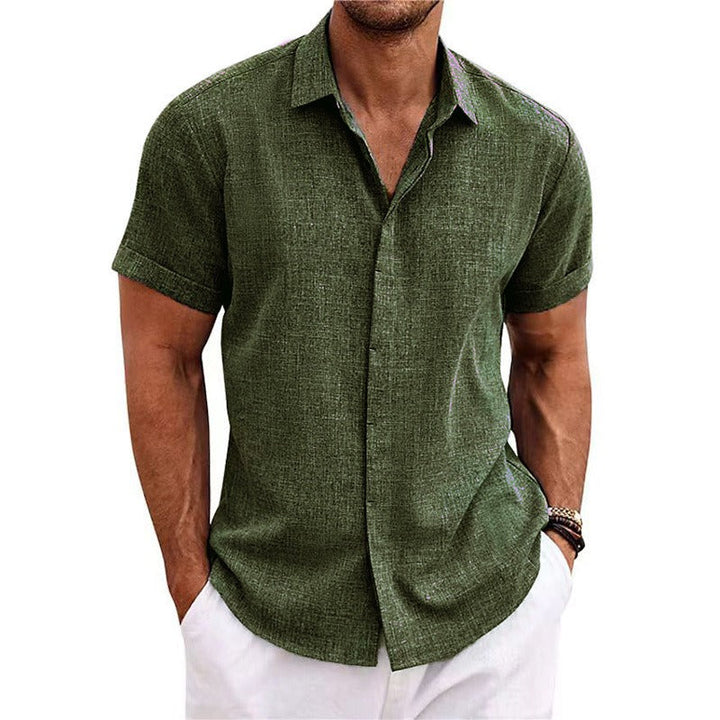 Men's Structured Short Sleeve Shirt