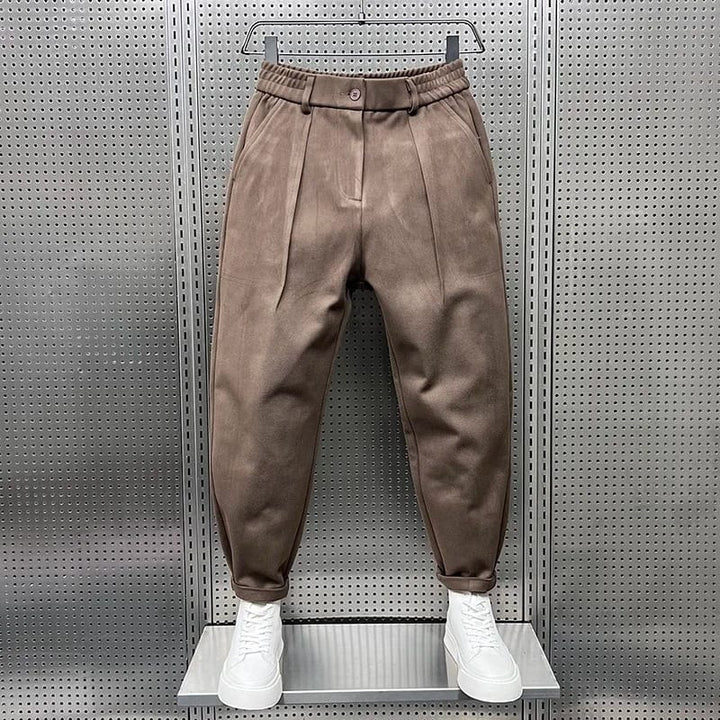 Men's Tapered Wool Blend Pants
