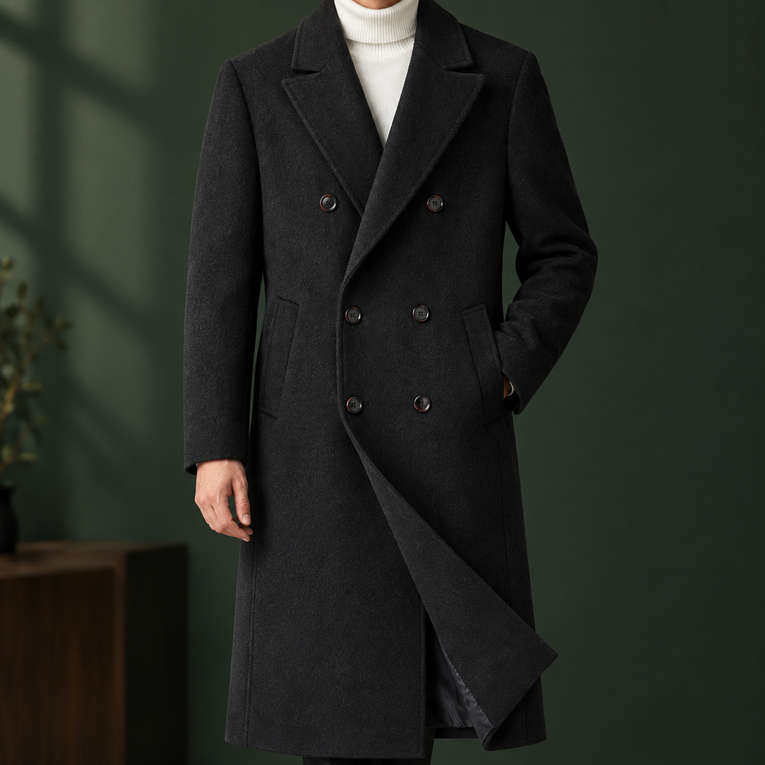 Wilder Double-Breasted Overcoat
