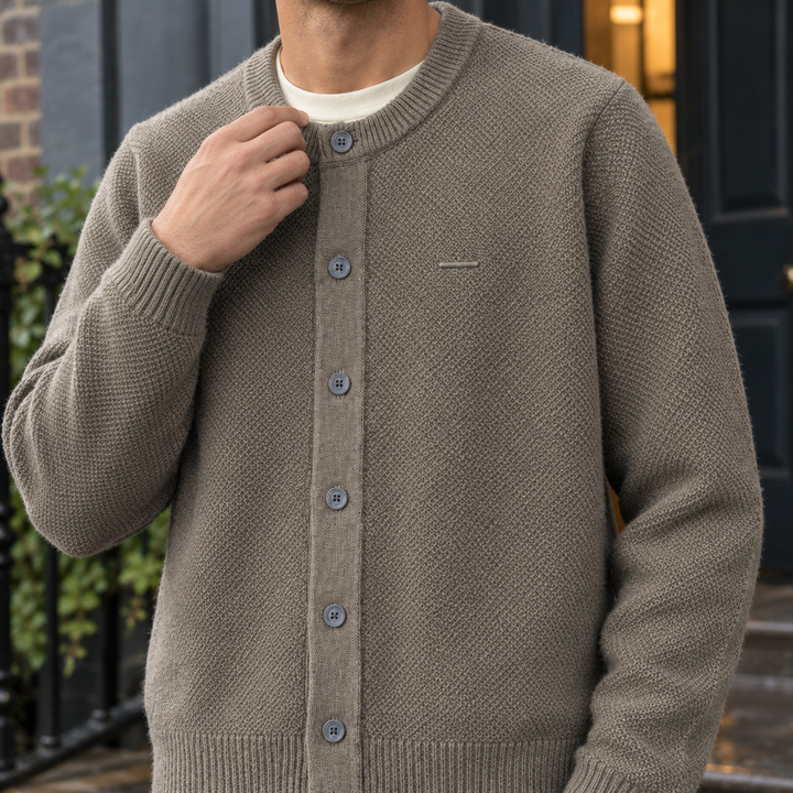 Dario Textured Cardigan
