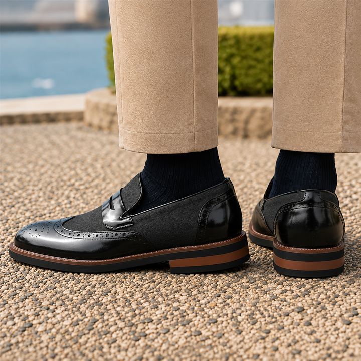 Amadori Leather Penny Loafers