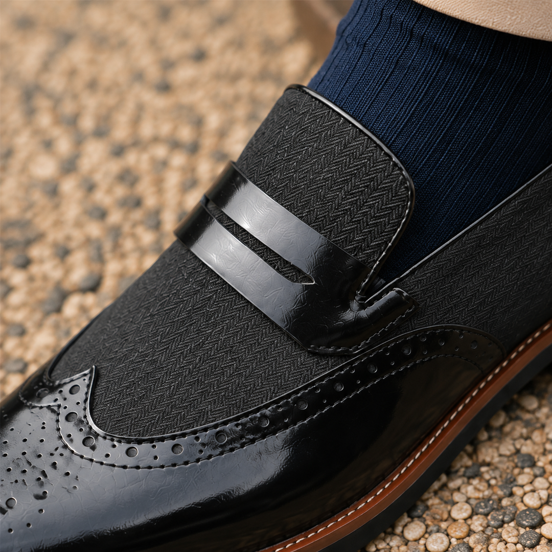 Amadori Leather Penny Loafers