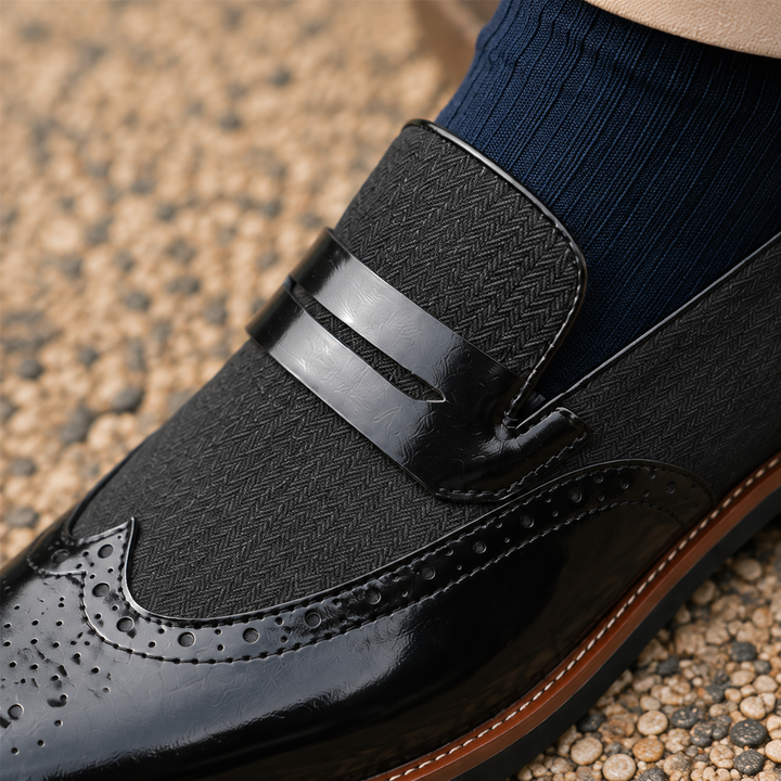 Amadori Leather Penny Loafers