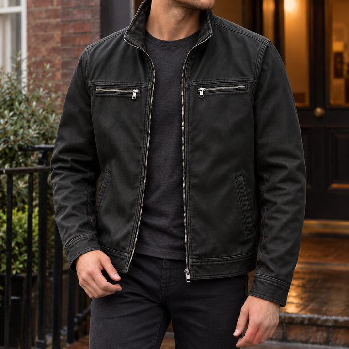 Blake Leather-Look Jacket