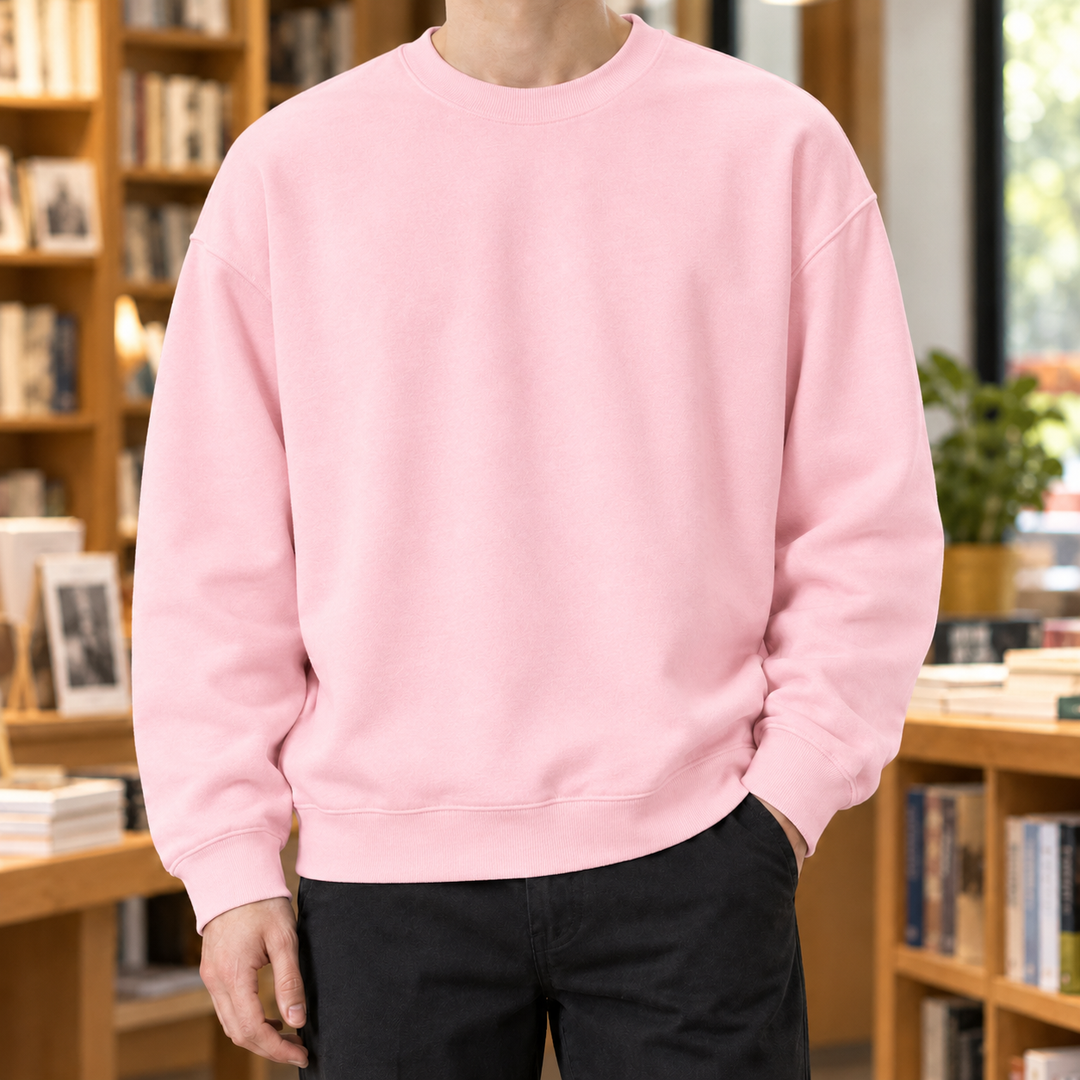 Men's Relaxed Fit Cotton Blend Sweater