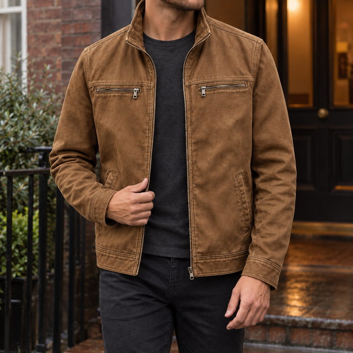 Blake Leather-Look Jacket