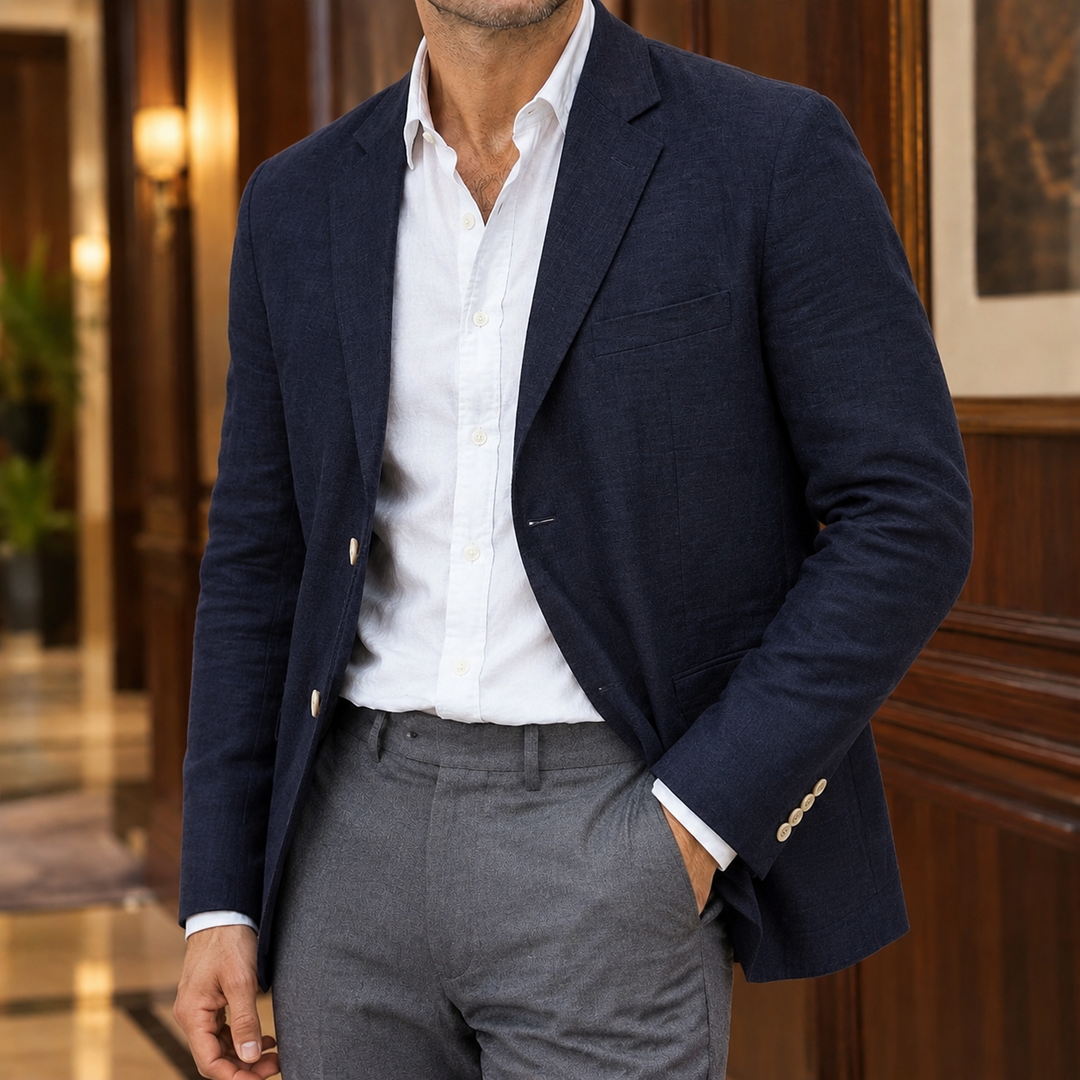 Vaughn Linen Blazer