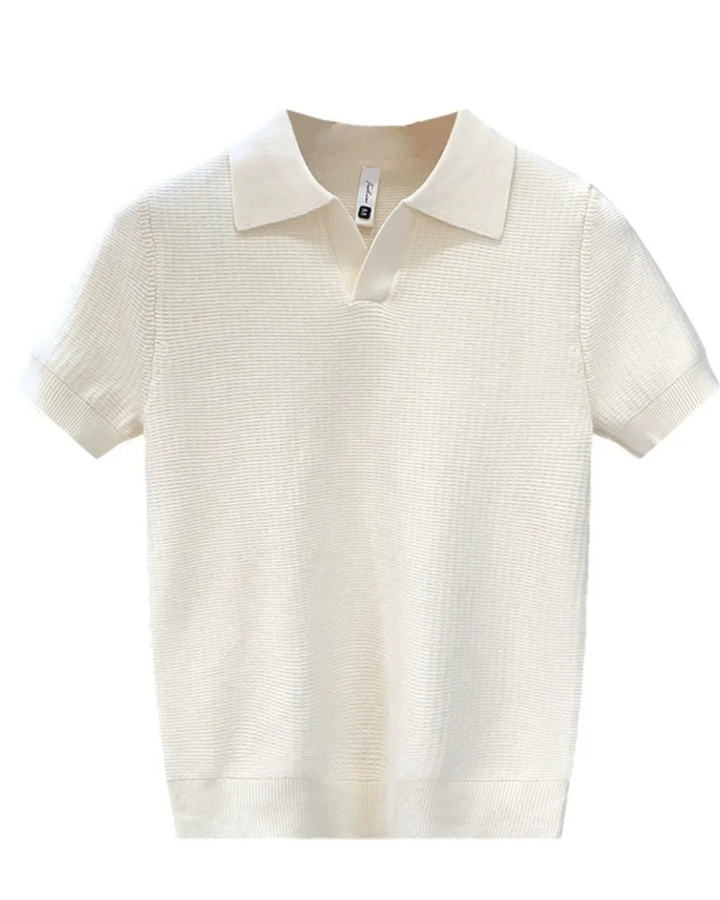 Men's Knitted Polo Shirt