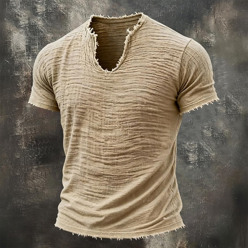 Men's Vintage V Neck T-Shirt