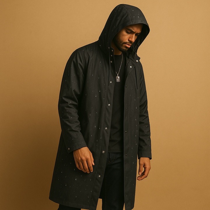 Men's Long Raincoat