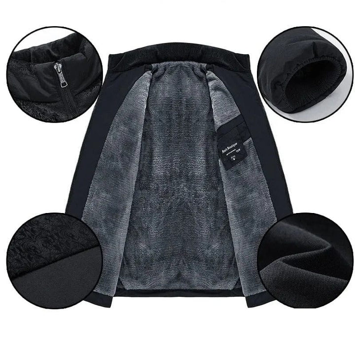 Men's Quilted Fleece Jacket