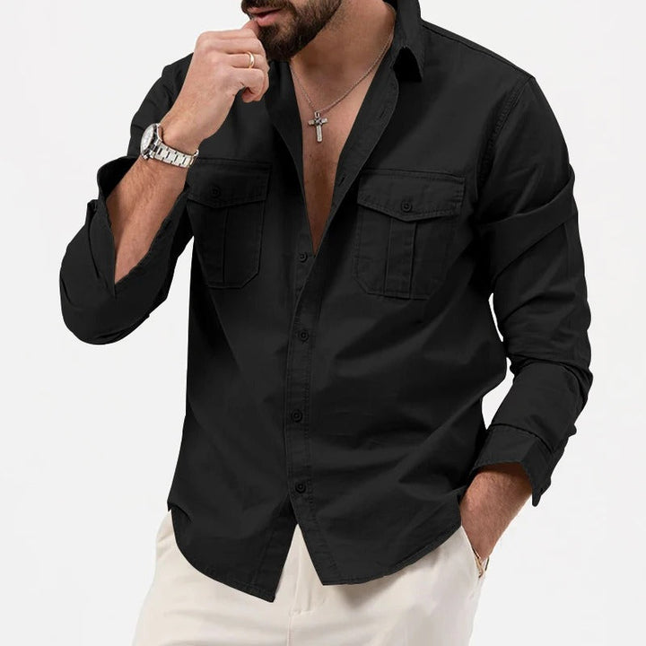 Men's Wrinkle Resistant Button Shirt