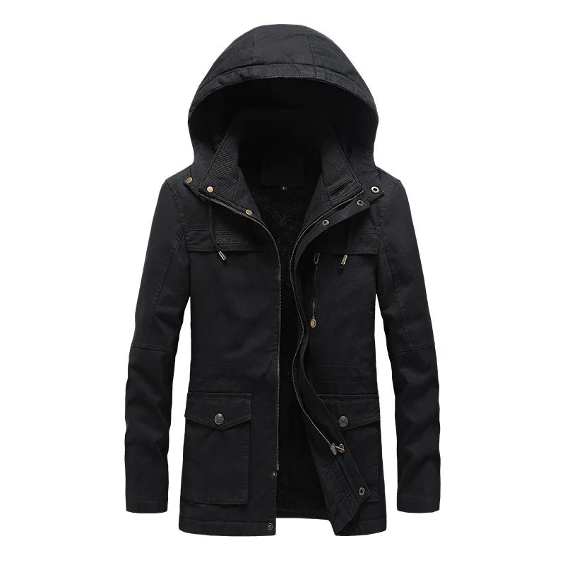 Men's Cotton Zip Front Jacket