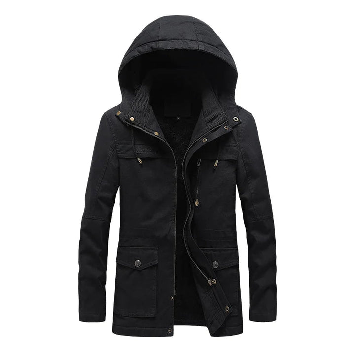 Men's Cotton Zip Front Jacket