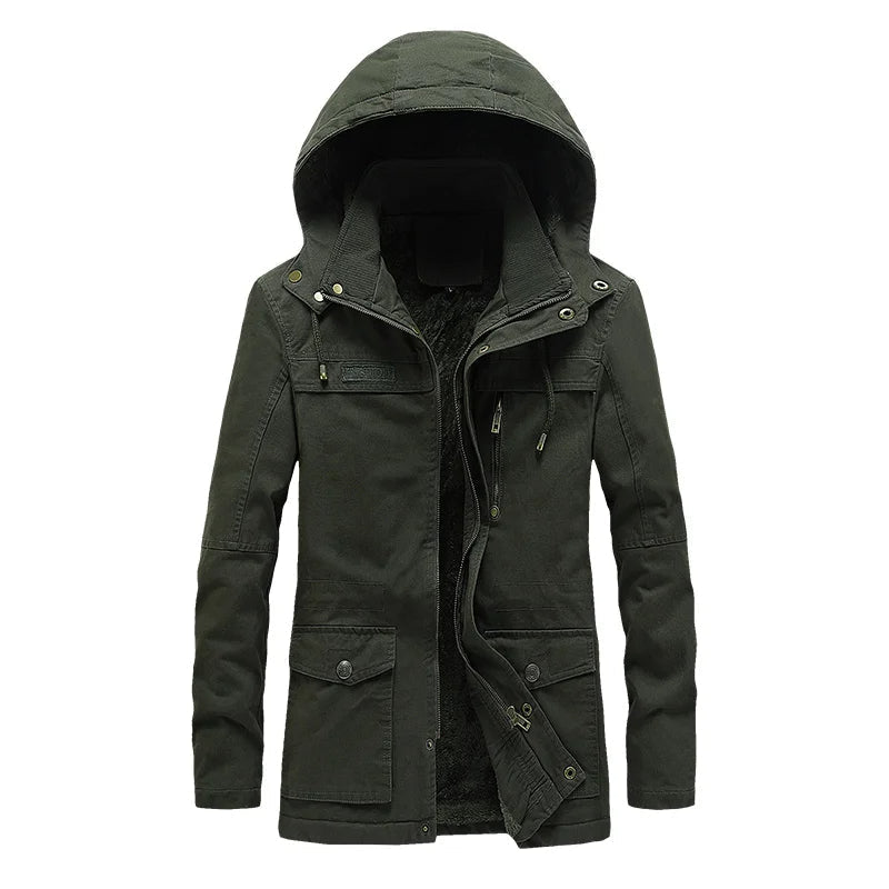 Men's Cotton Zip Front Jacket
