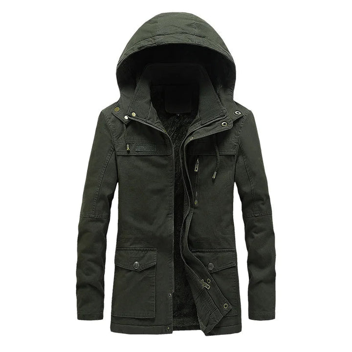 Men's Cotton Zip Front Jacket