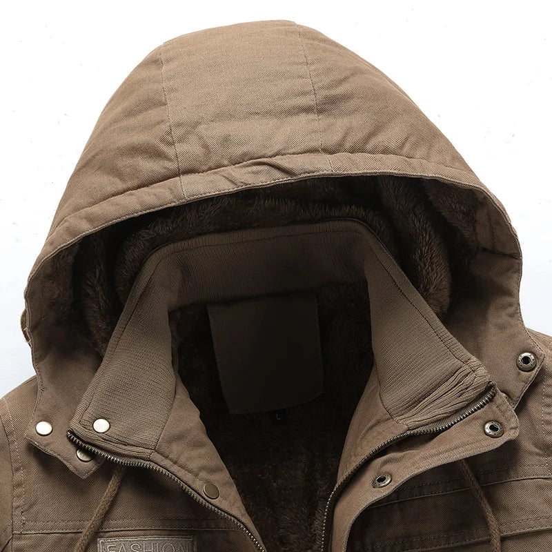 Men's Cotton Zip Front Jacket