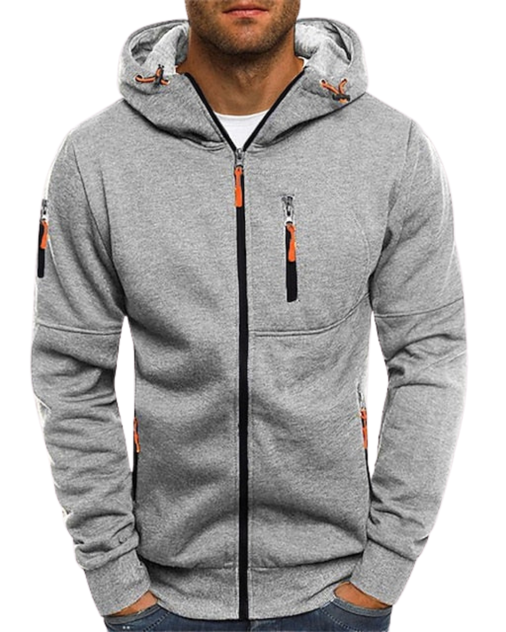Men's Fitted Pocket Hoodie