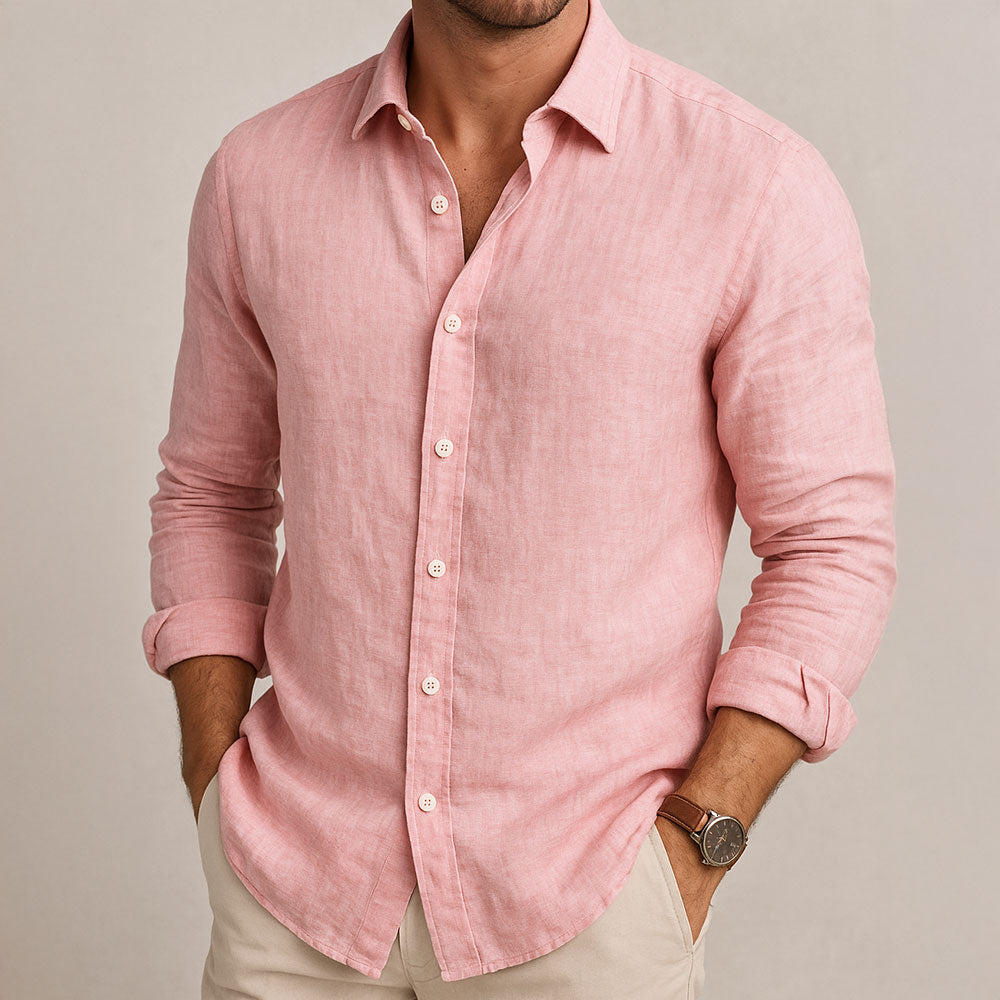 Men's Linen Blend Shirt
