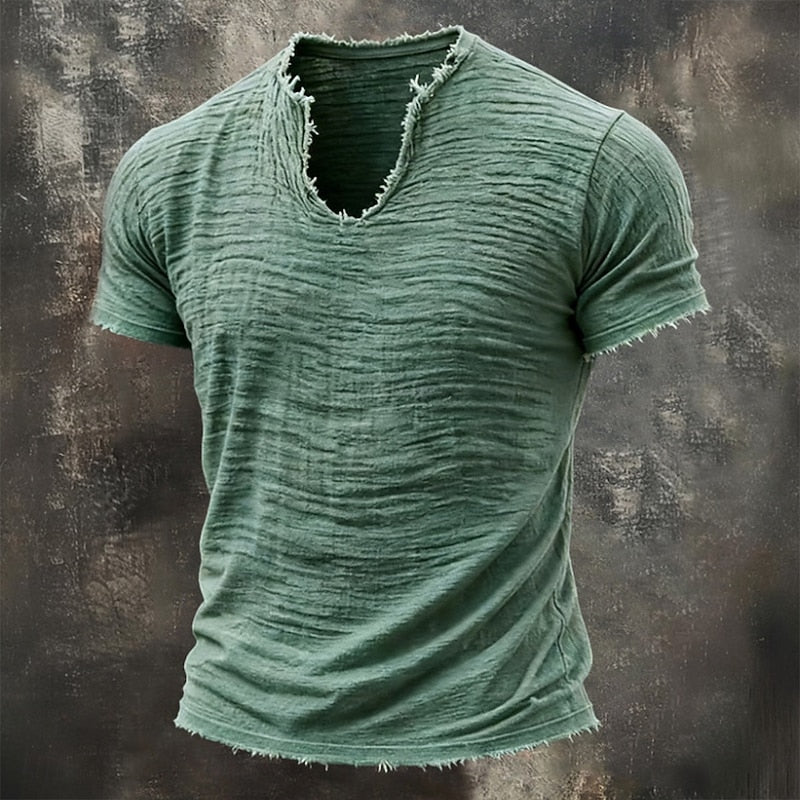Men's Vintage V Neck T-Shirt