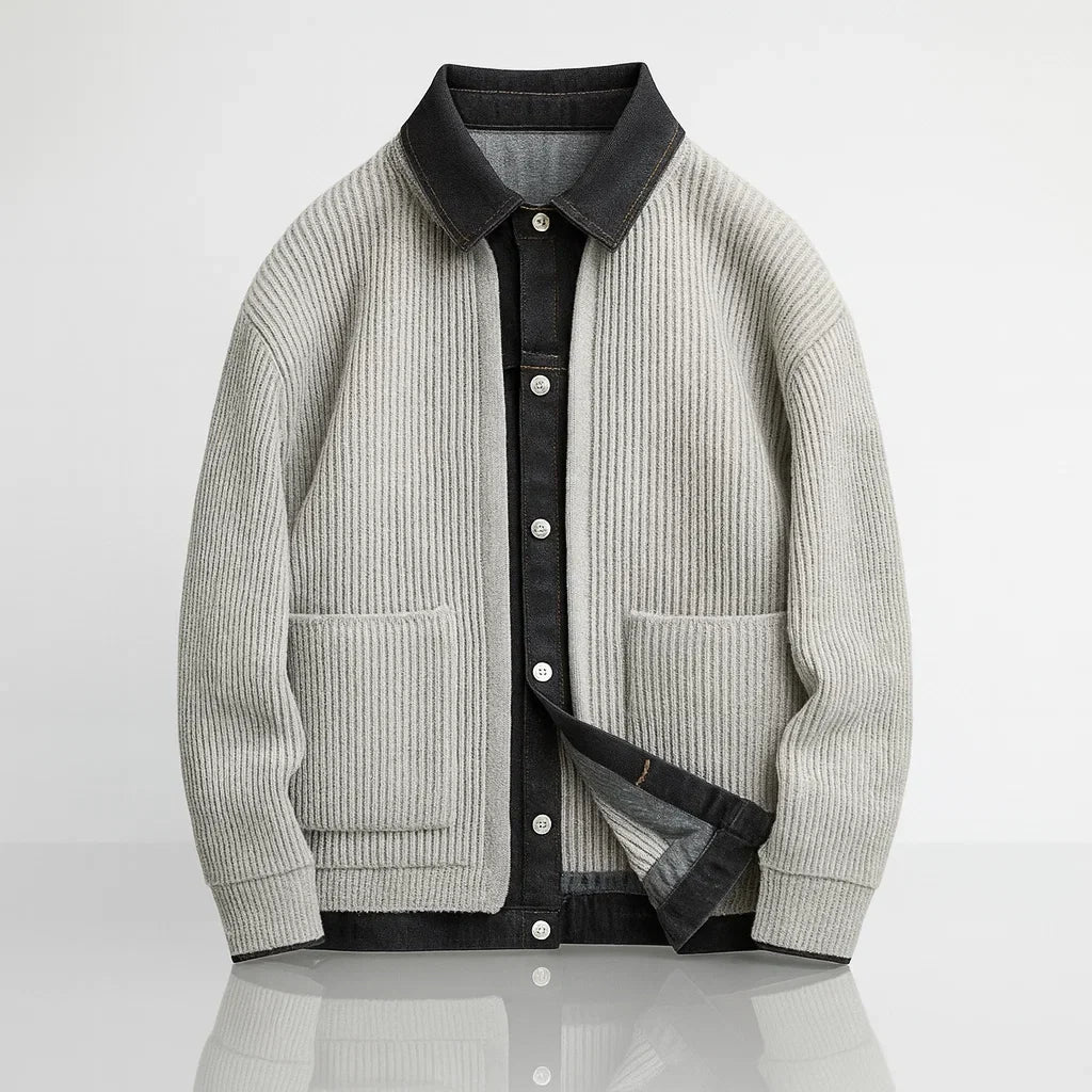 Men's Premium Knit Cardigan Jacket