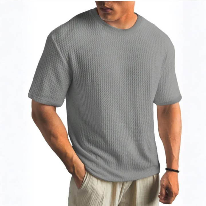 Men's Solid Crew Neck T-Shirt