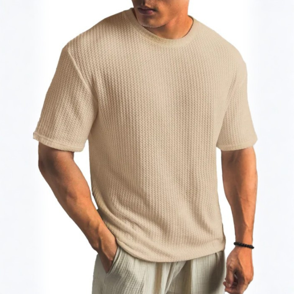 Men's Solid Crew Neck T-Shirt