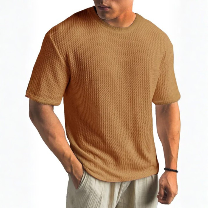 Men's Solid Crew Neck T-Shirt
