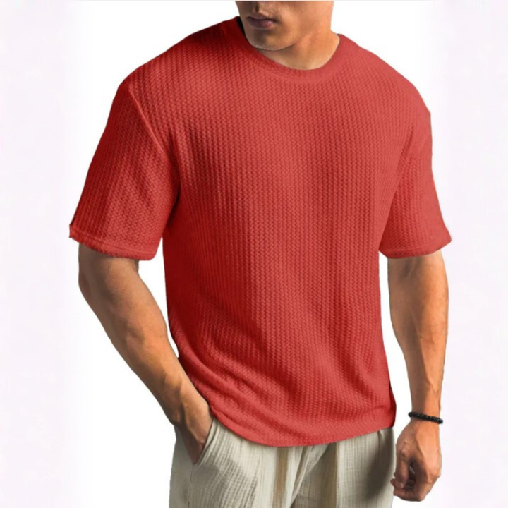 Men's Solid Crew Neck T-Shirt