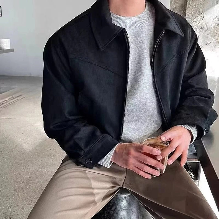 Trenton Smooth Suede Bomber