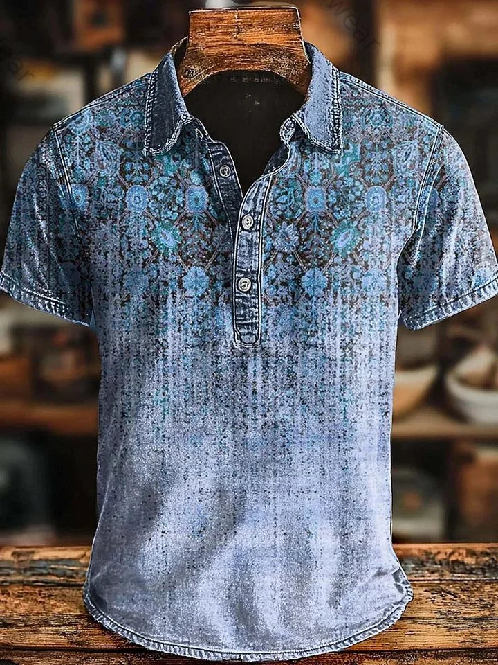 Men's Retro Polo Shirt